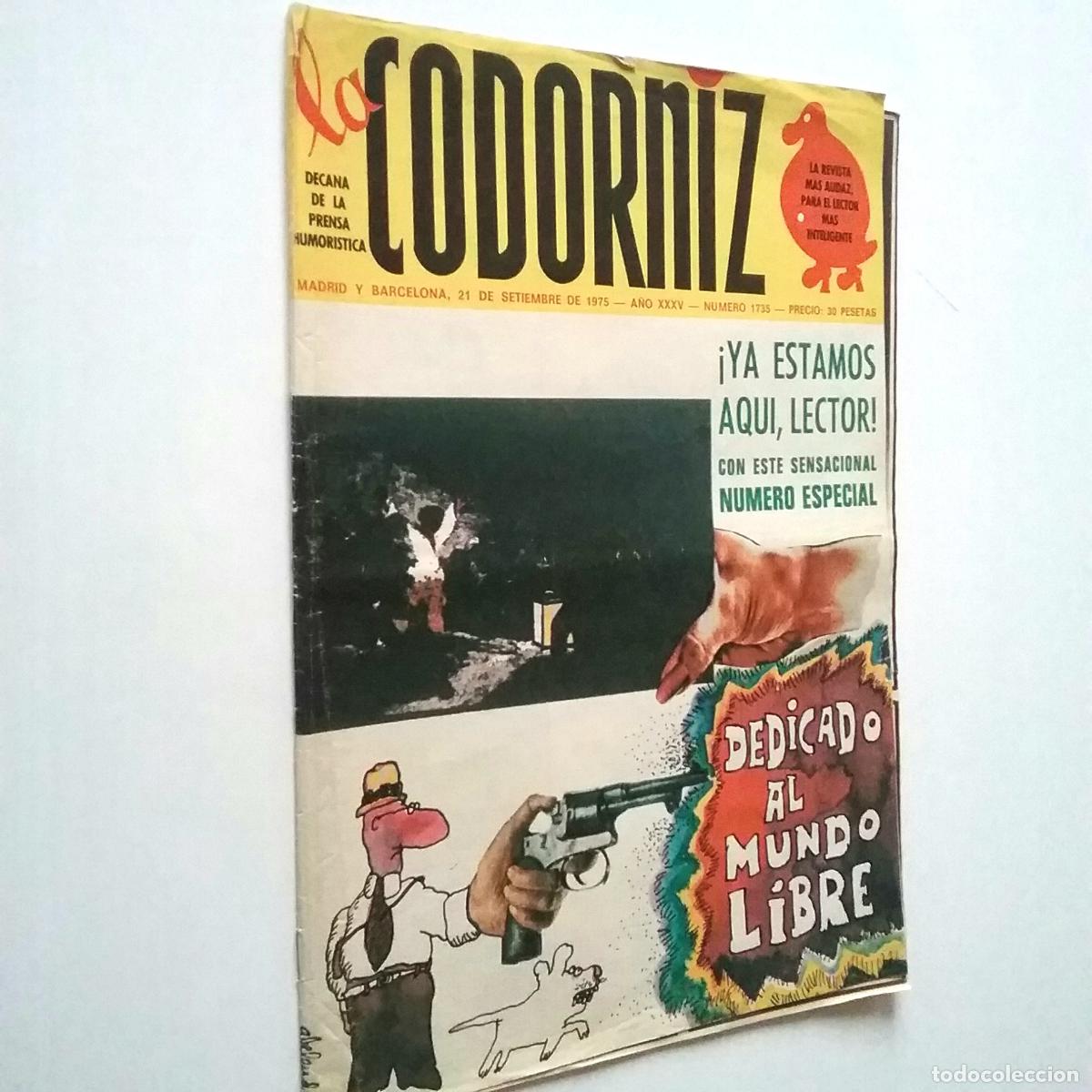 Libros: VV. AA. - La Codorniz. A&ntilde;os XXXV. N&uacute;m. 1735. 1975 - Foto 1