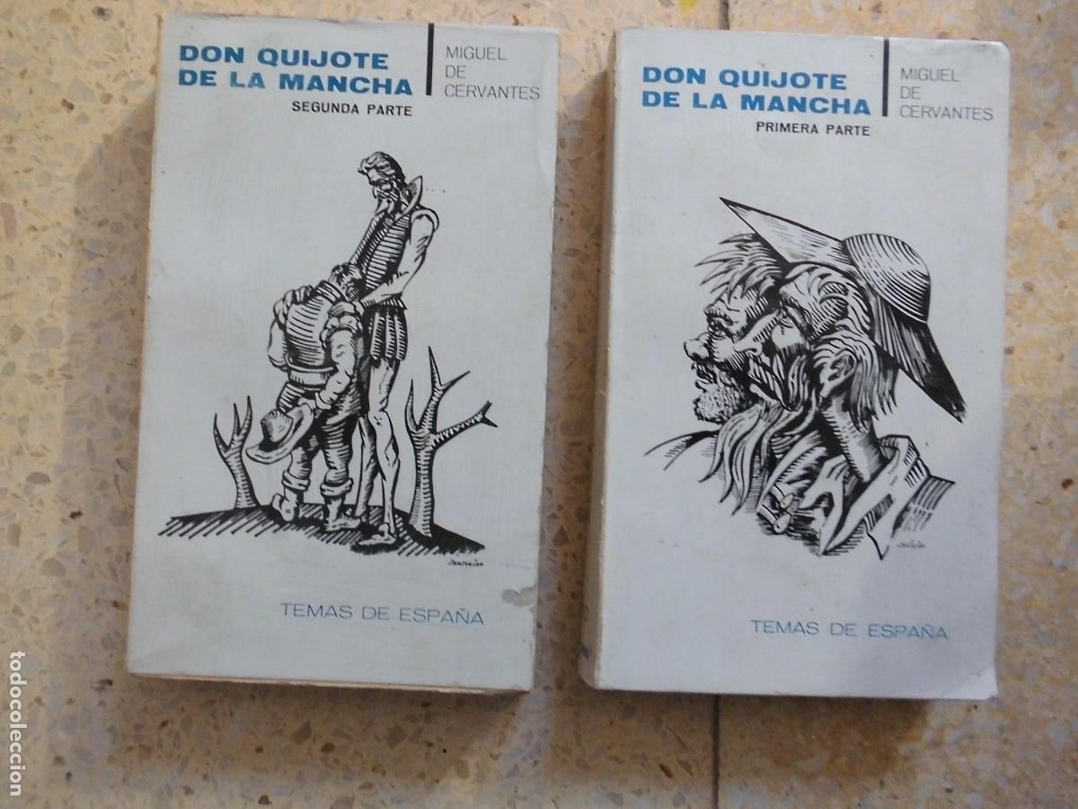 Libros: DON QUIJOTE DE LA MANCHA TEMAS DE ESPA&Ntilde;A 1&ordf; Y 2&ordf; PARTE TAURUS - Foto 1