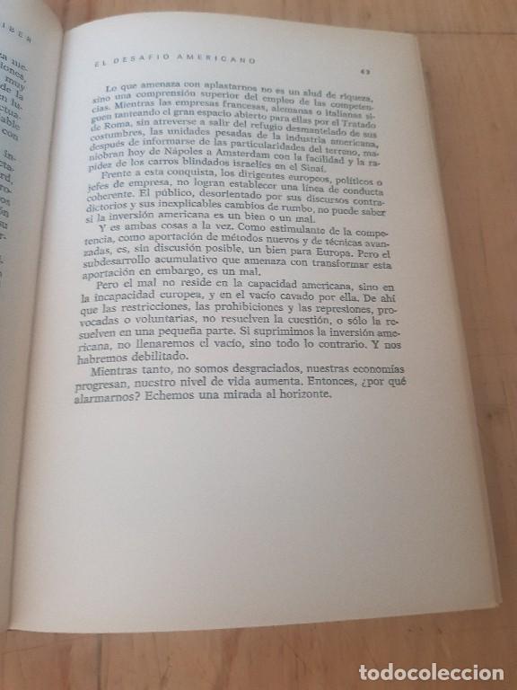 Libros: El desafio americano - Jean-Jacques Servan-Schreiber - Foto 2