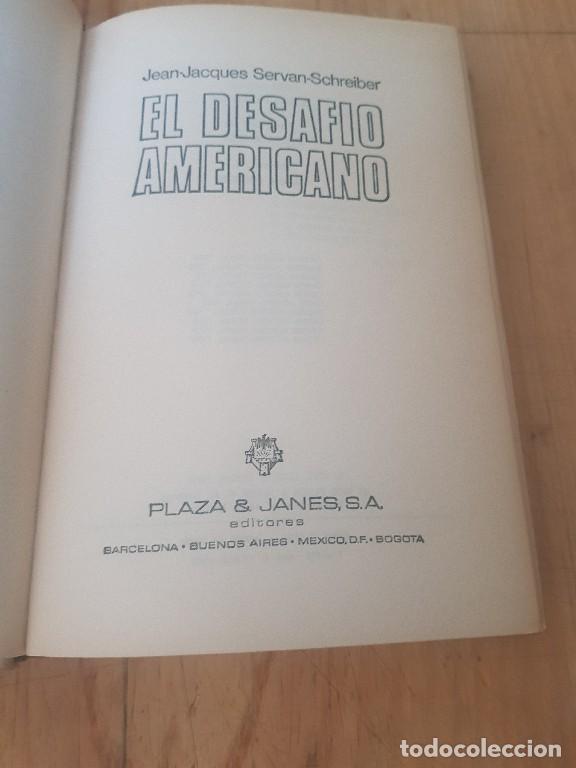 Libros: El desafio americano - Jean-Jacques Servan-Schreiber - Foto 5
