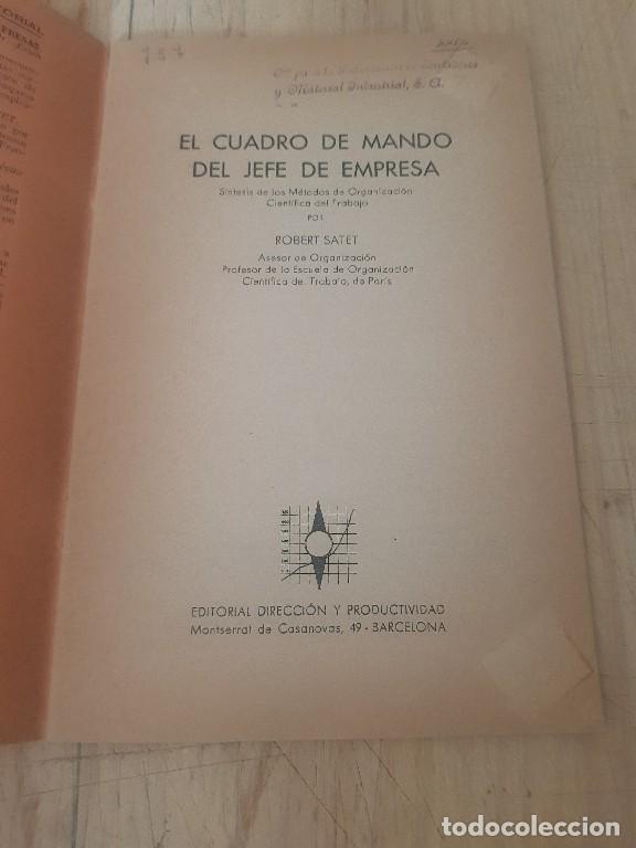 Libros: El cuadro de mando del jefe de empresa - Robert Satet - Foto 5