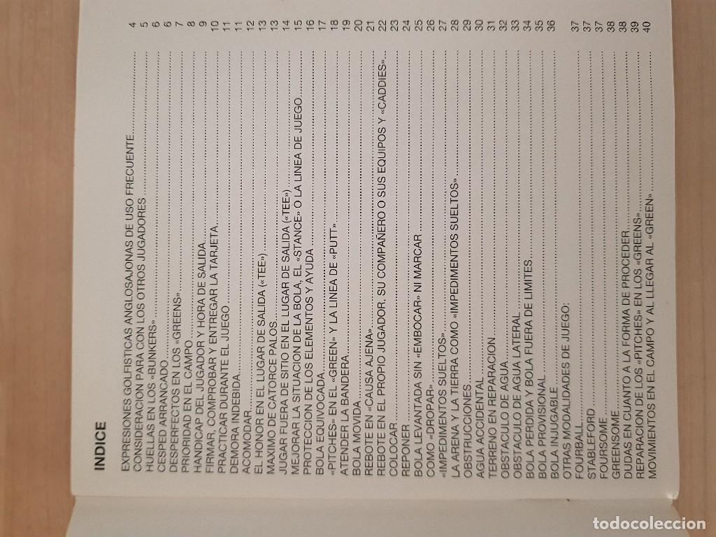 Libros: Selecci&oacute;n elemental de reglas de golf y normas de etiqueta 1994 - Foto 3