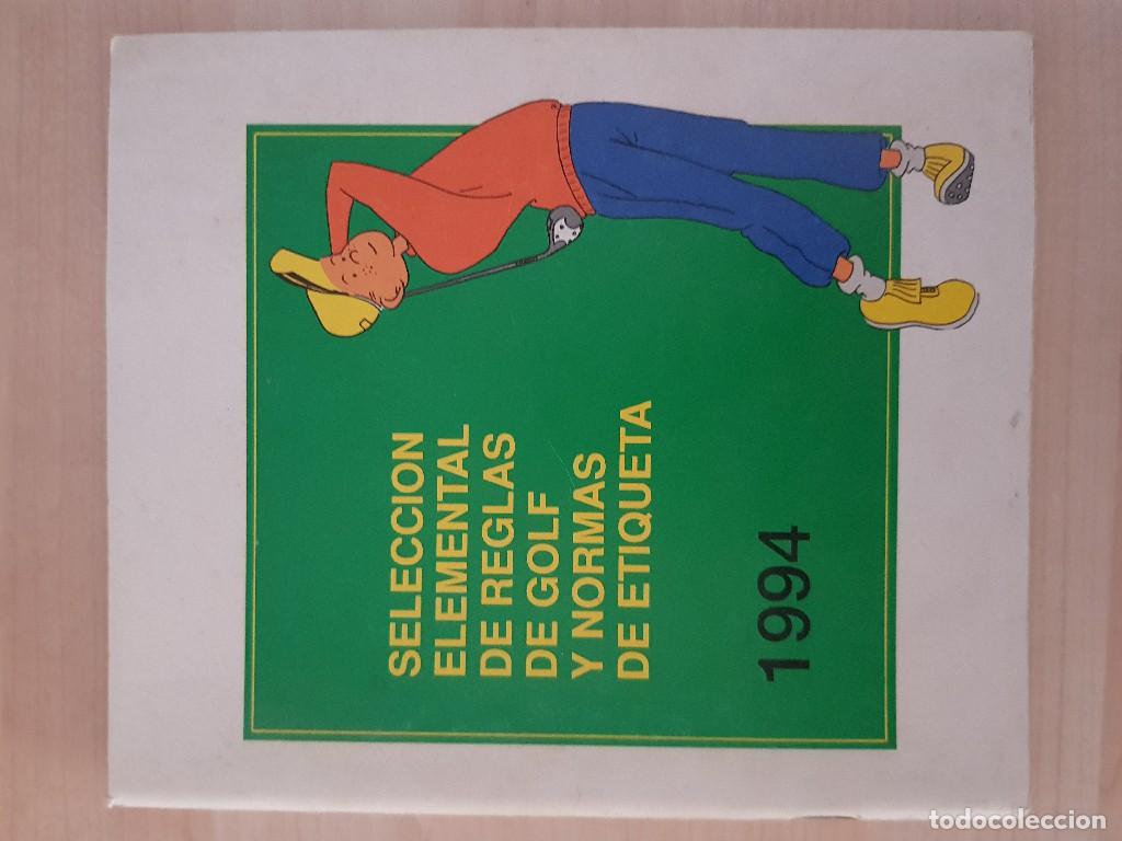 Libros: Selecci&oacute;n elemental de reglas de golf y normas de etiqueta 1994 - Foto 1