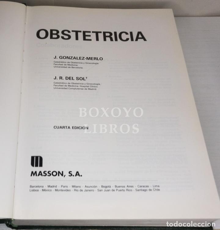 Libros: GONZ&Aacute;LEZ-MERLO, J./ SOL, J. R. del. Obstetricia - Foto 2