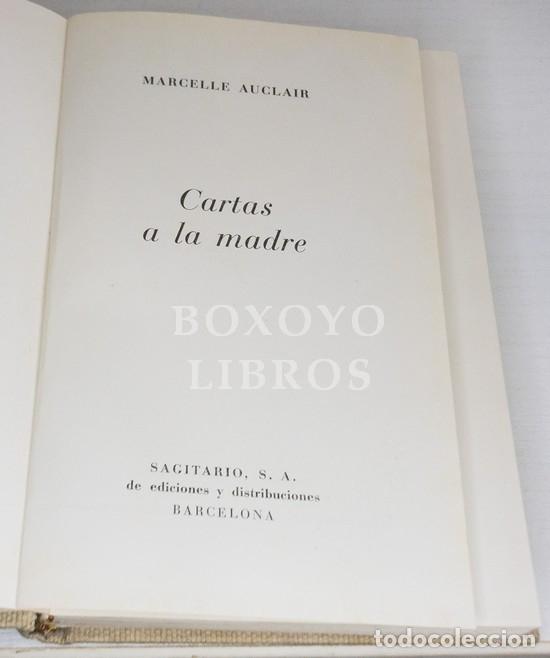 Libros: AUCLAIR, Marcelle. Cartas a la madre - Foto 2