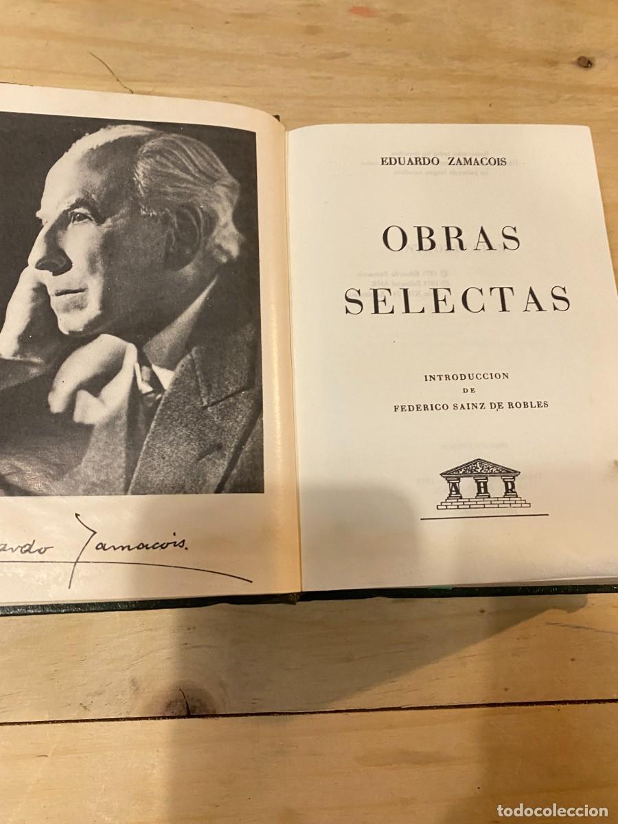 Libros: EDUARDO ZAMACOIS- OBRAS SELECTAS- CARROGGIO - Foto 2