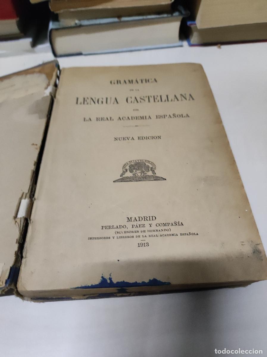 Libros: GRAMATICA CASTELLANA 1913 - Foto 4