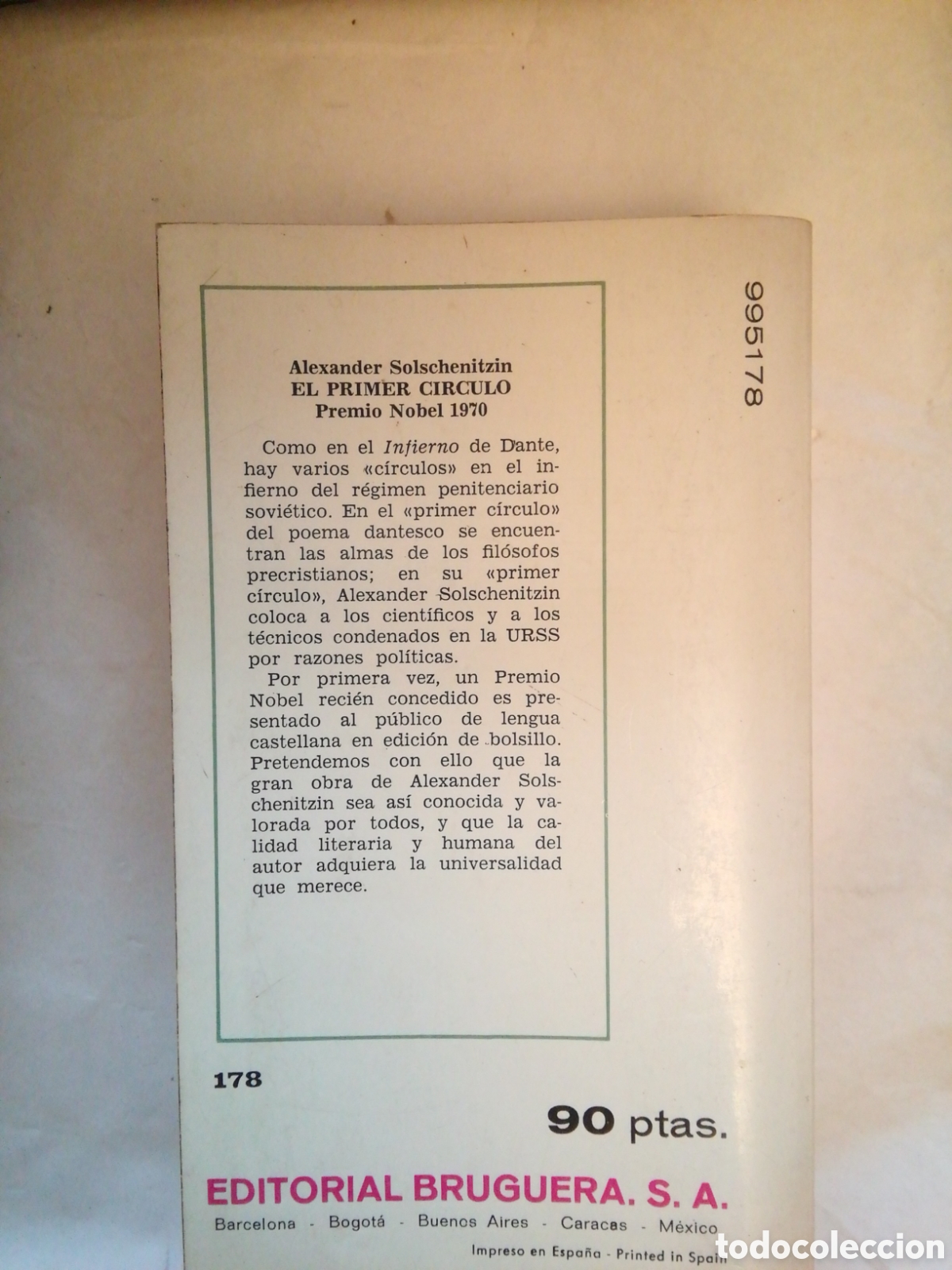 Libros: El Primer Circulo Alexander Solschenitzin premio novel - Foto 2