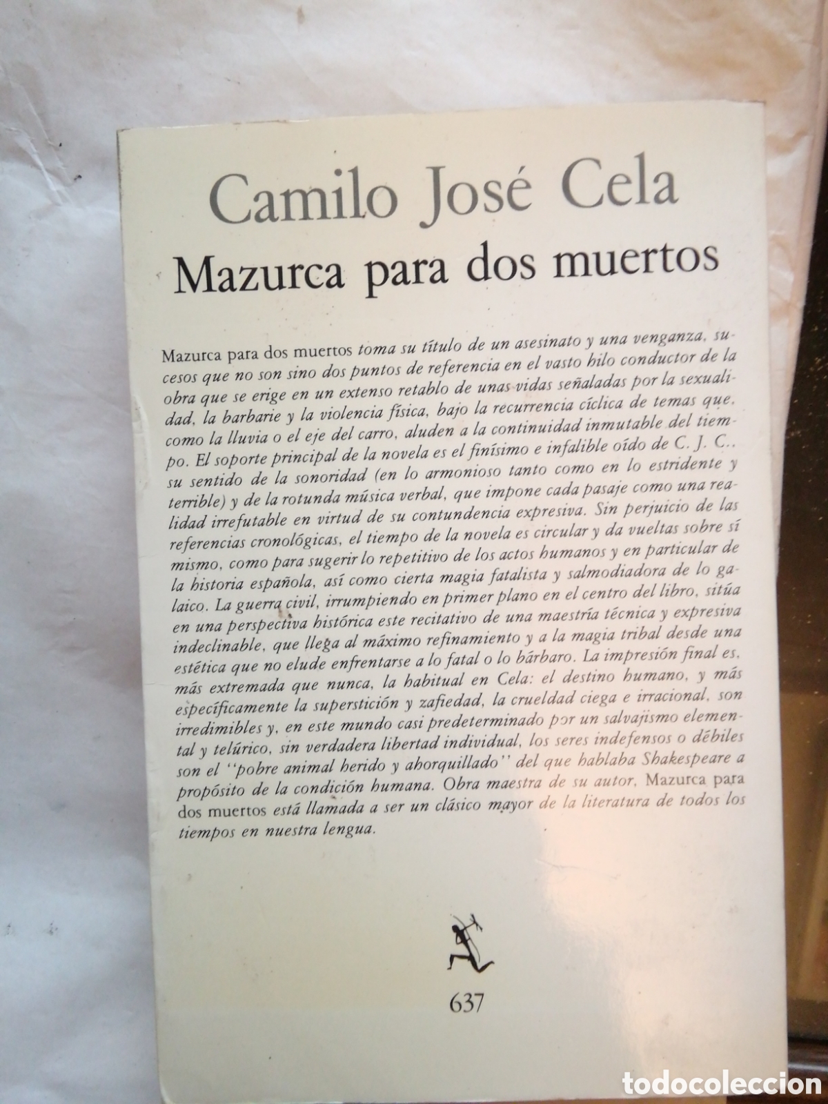 Libros: Mazurca para los muertos. Camilo Jose Cela - Foto 2
