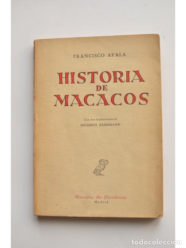 Libros: Historia de macacos - AYALA, Francisco - Foto 1