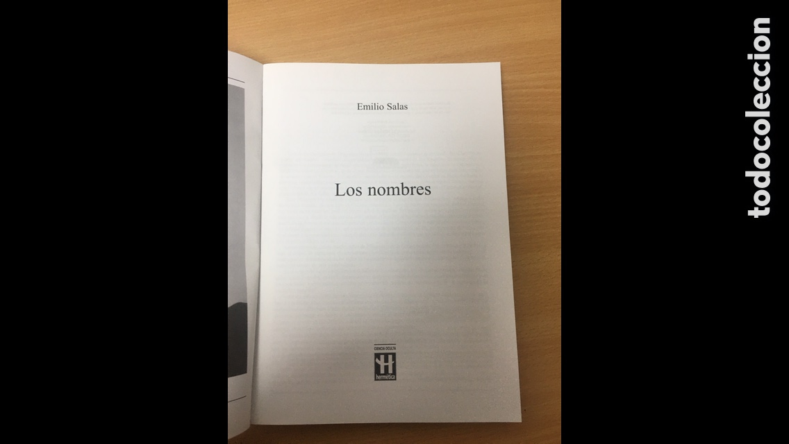 Libros: Los Nombres Emilio Salas - Foto 3