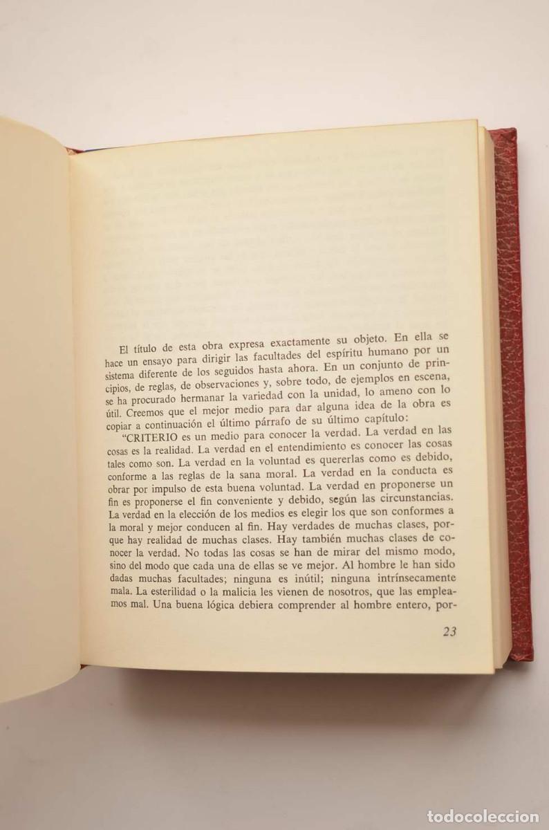 Libros: El criterio de la filosof&iacute;a - BALMES, Jaime - Foto 4