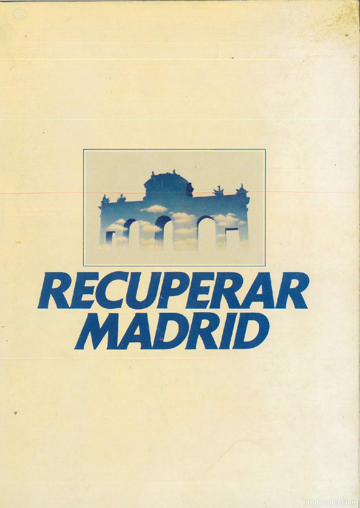 Libros: RECUPERAR MADRID - AYUNTAMIENTO DE MADRID - Foto 1
