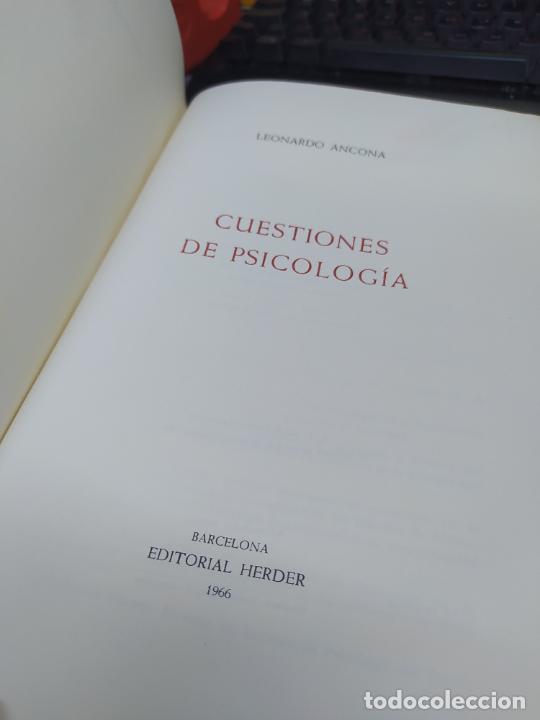 Libros: Cuestiones de psicolog&iacute;a. Leonardo Ancona. EP820-185 - Foto 5