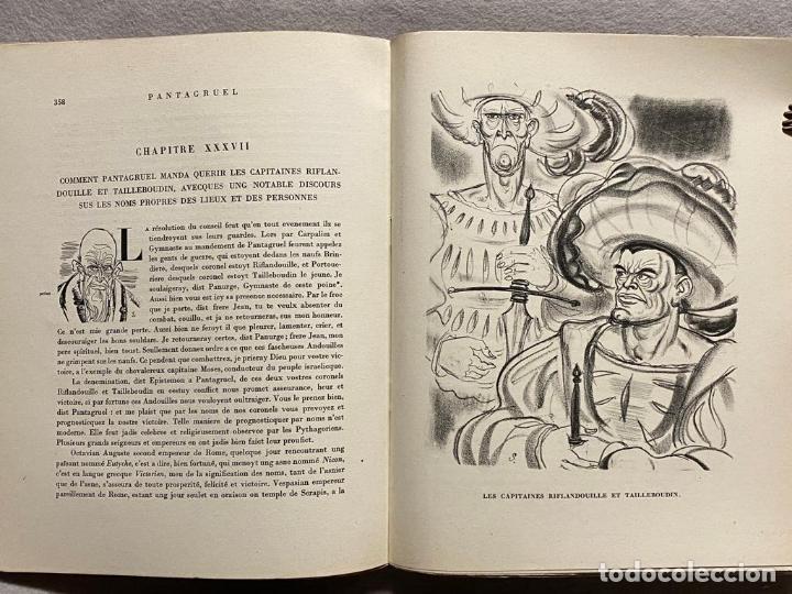Libros: PANTAGRUEL. Lithographies de Schem. 2 vol. - RABELAIS. - Foto 2
