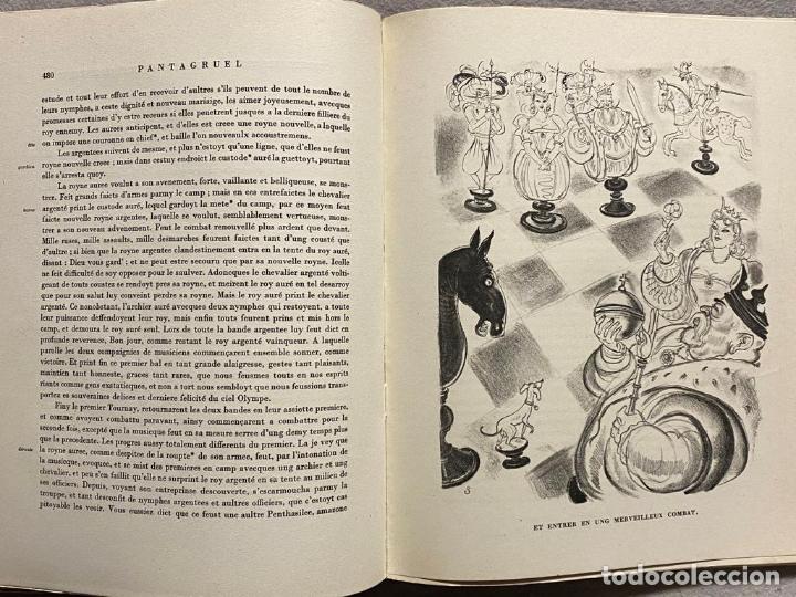 Libros: PANTAGRUEL. Lithographies de Schem. 2 vol. - RABELAIS. - Foto 9