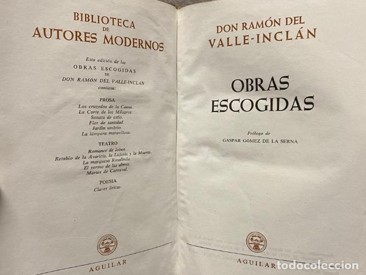 Libros: OBRAS ESCOGIDAS. - VALLE INCL&Aacute;N, RAM&Oacute;N D. - Foto 2