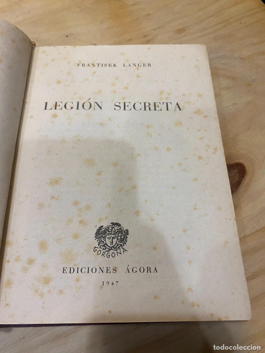 Libros: LEGI&Oacute;N SECRETA-FRANTISEK LANGER - &Aacute;GORA - Foto 3