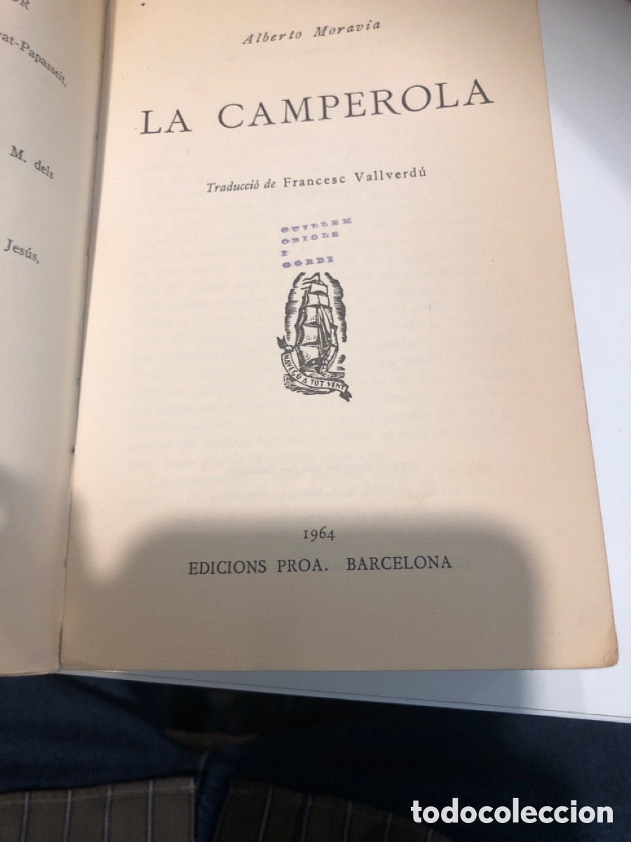 Libros: La camperola. Alberto moravis - Foto 3