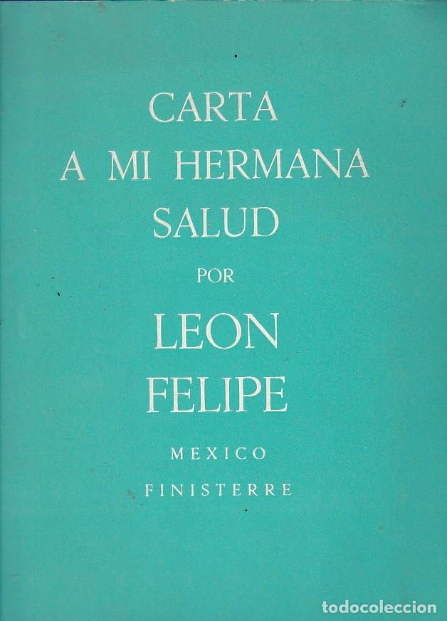 Libros: Carta a mi hermana Salud - FELIPE , Leon - Foto 1