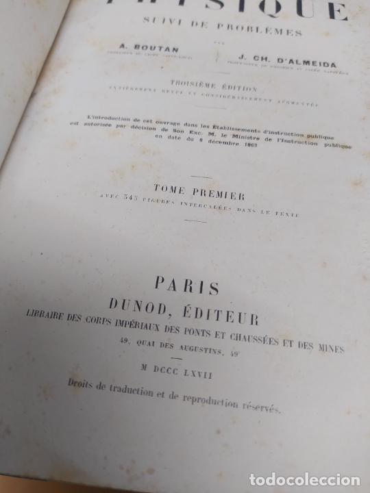 Libros: COURS ELEMENTAIRE PHYSIQUE. EN FRANCES 1867. L22975-246 - Foto 3