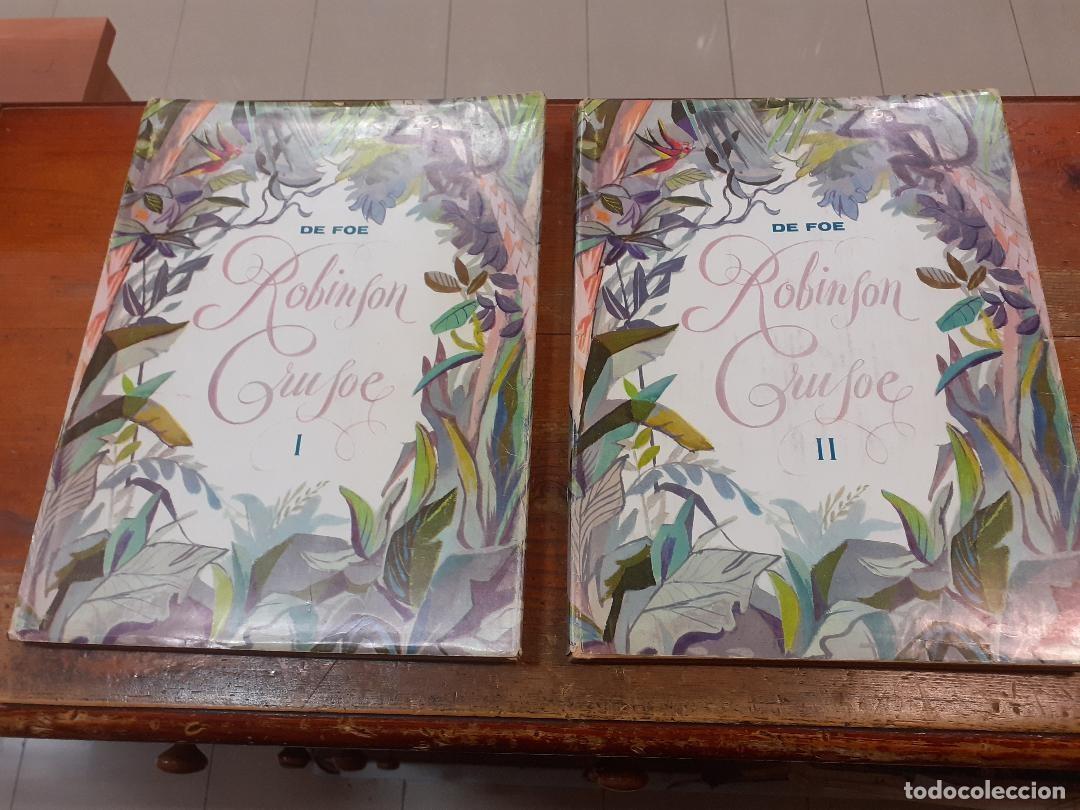 Libros: DANIEL DEFOE - Robinson Crusoe. (2 tomos) - Foto 1