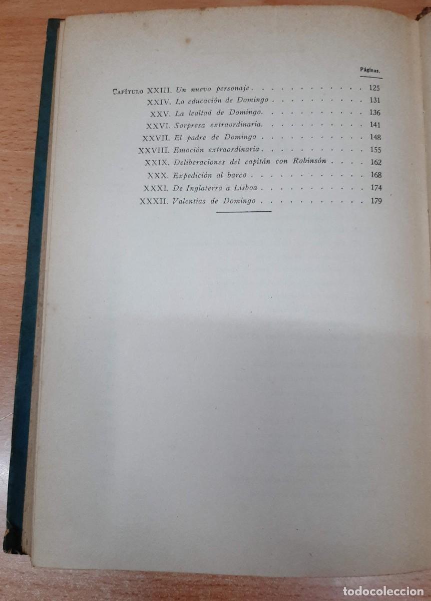 Libros: Robinson Crusoe, su vida y aventuras - Daniel de Foe - Foto 6