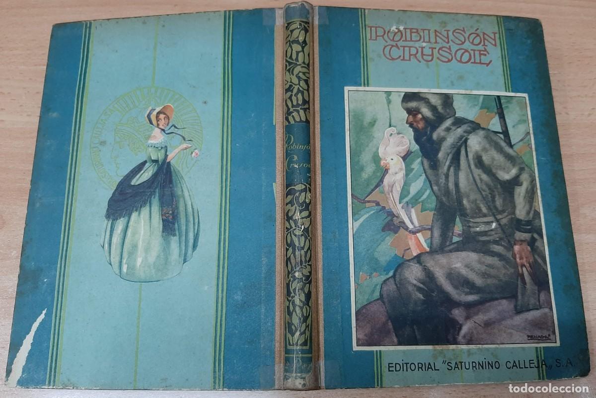 Libros: Robinson Crusoe, su vida y aventuras - Daniel de Foe - Foto 4