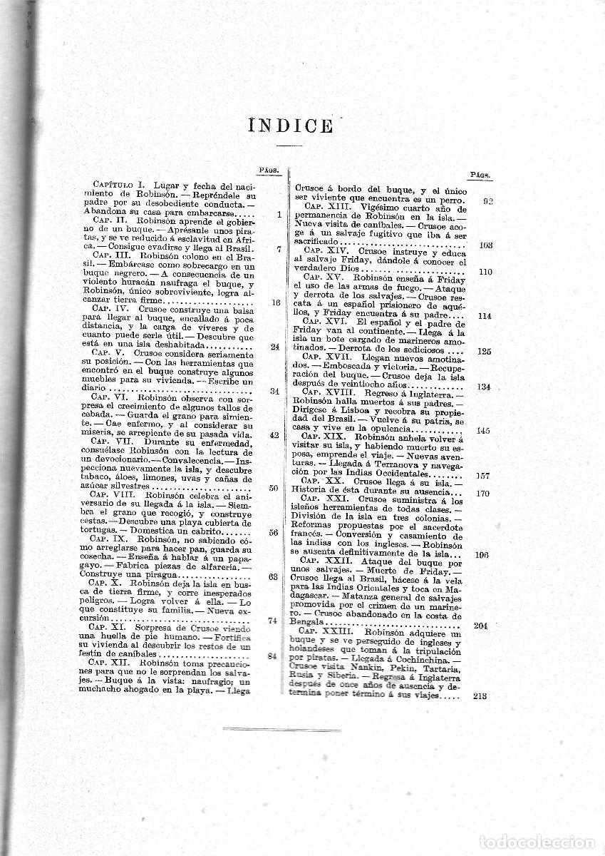 Libros: FOE, Daniel de.- - Las Aventuras de Robinson Crusoe. - Foto 2