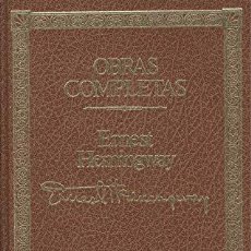 Libros: HEMINGWAY: OBRAS COMPLETAS. (TOMO 1) (9788432223525). Lote 380498744