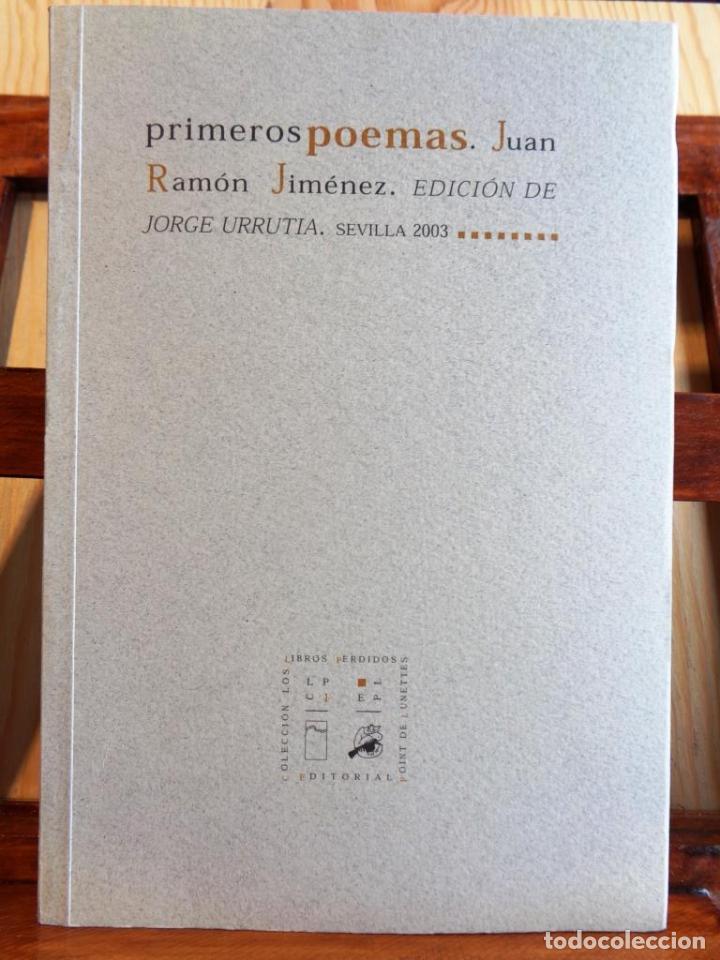 Libros: PRIMEROS POEMAS - JUAN RAM&Oacute;N JIM&Eacute;NEZ - Foto 1