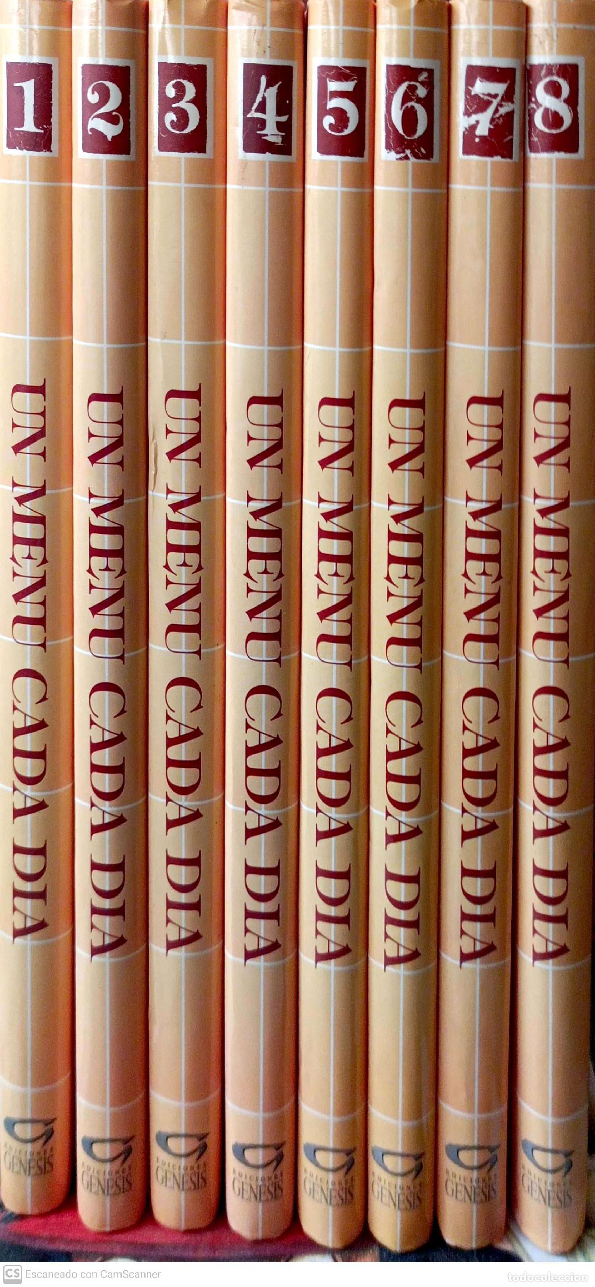 Libros: Un Men&uacute; Cada D&iacute;a. 8 tomos - Manuel Gasch - Foto 2