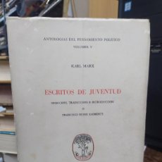 Libros: KARL MARX ESCRITOS DE JUVENTUD. VOL. V. ART548-1213. Lote 380610089