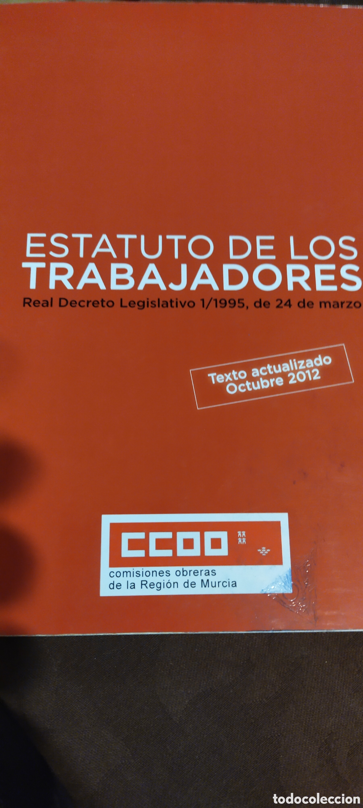 Libros: Estatuto de los trabajadores octubre 2012 ccoo - Foto 1