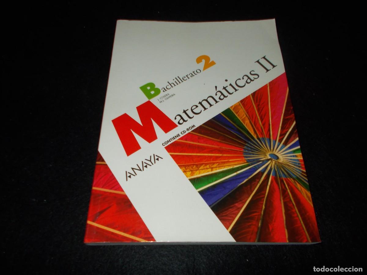 Libros: MATEM&Aacute;TICAS II BACHILLERATO 2 2&ordm;. CON CD. ANAYA 2009. LIBRO DE TEXTO, ESCOLAR - Foto 1