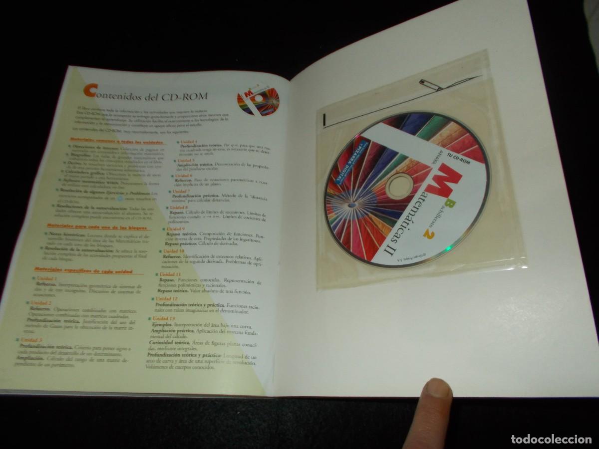Libros: MATEM&Aacute;TICAS II BACHILLERATO 2 2&ordm;. CON CD. ANAYA 2009. LIBRO DE TEXTO, ESCOLAR - Foto 6