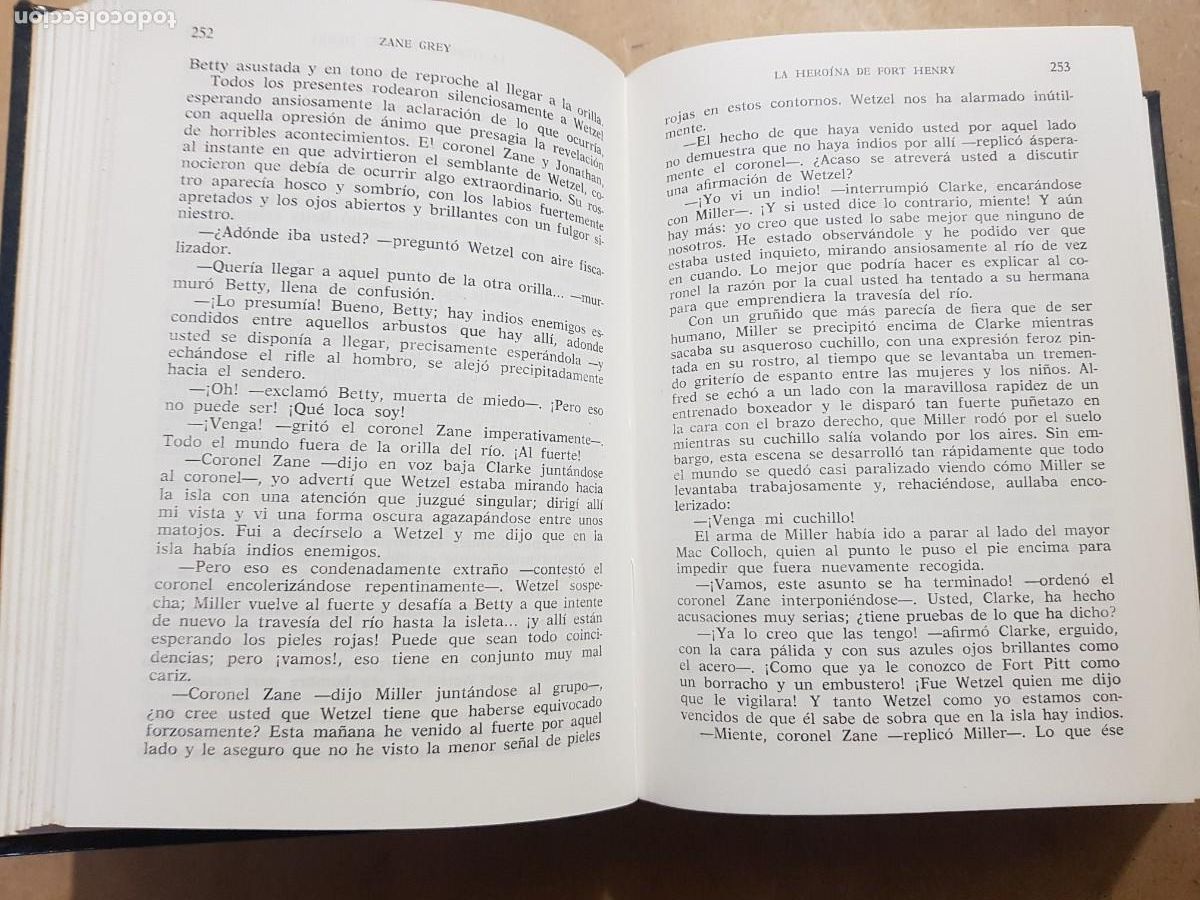 Libros: ZANE GREY - OBRAS SELECTAS - ED. GARROGGIO - A&Ntilde;O 1976 - Foto 7