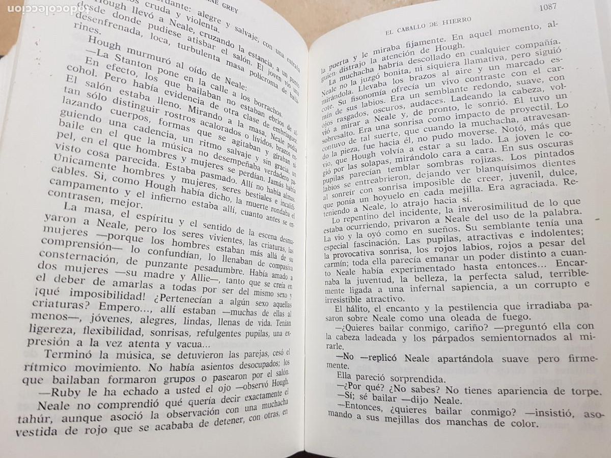 Libros: ZANE GREY - OBRAS SELECTAS - ED. GARROGGIO - A&Ntilde;O 1976 - Foto 10
