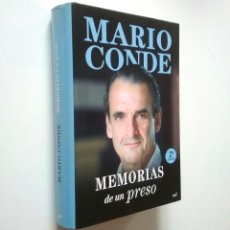 Libros: MEMORIAS DE UN PRESO - MARIO CONDE. Lote 380769744