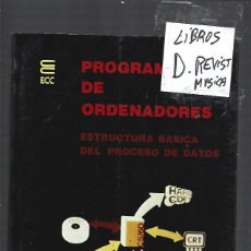 Libros: PROGRAMACION DE ORDENADORES ESTRUCTURA BASICA. Lote 380817754