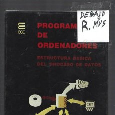 Libros: PROGRAMACION DE ORDENADORES ESTRUCTURA BASICA TOMO 1. Lote 380819234
