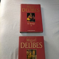 Libros: MIGUEL DELIBES. EL HEREJE 1 Y 2. 2002.