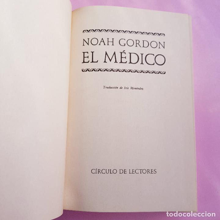Libros: LIBRO-EL M&Eacute;DICO-NOHA GORDON.C&Iacute;RCULO DE LECTORES-EXCELENTE. - Foto 9