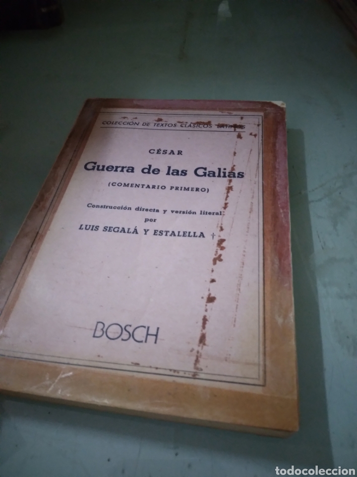 Libros: Cesar, Guerra de las Galias, Bosch - Foto 1