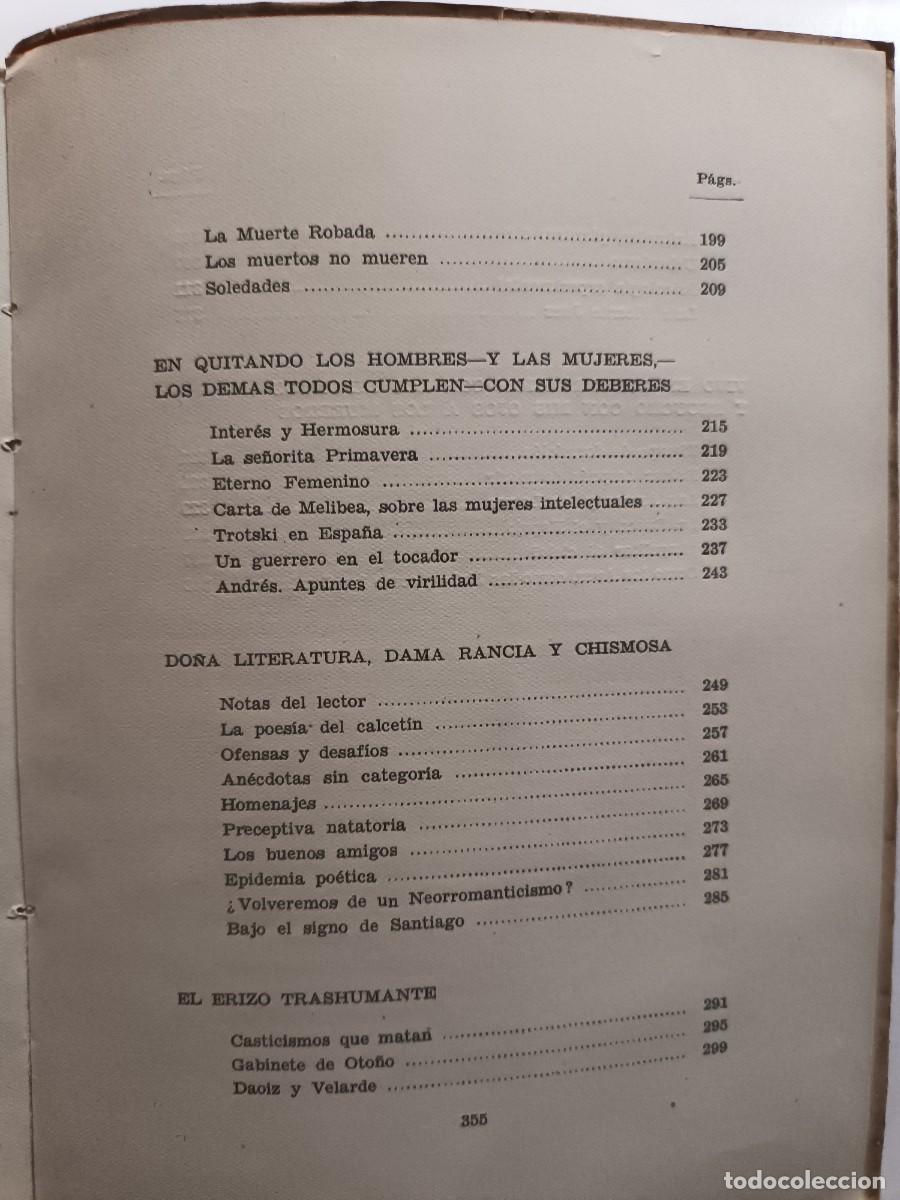 Libros: CONTRA AQUELLO Y ESTO - LUIS PONCE DE LE&Oacute;N - 1945 - Foto 6