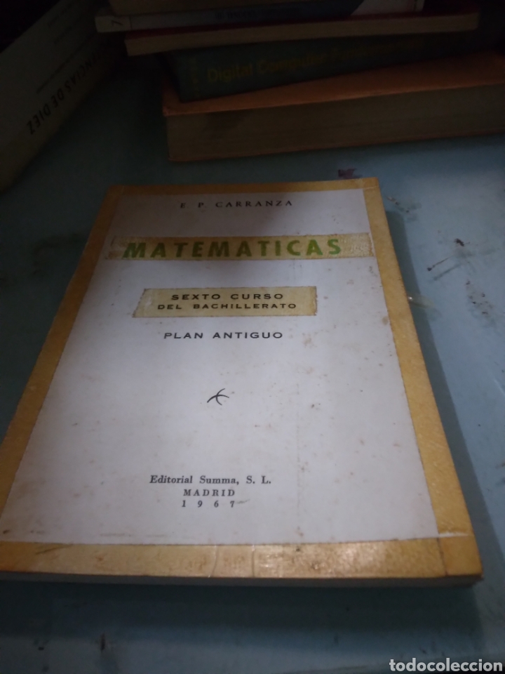 Libros: E.P. Carranza, Matem&aacute;ticas, sexto curso - Foto 1