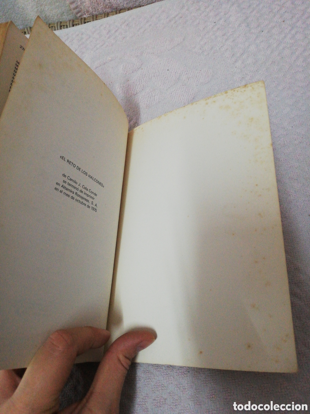 Libros: Camilo Jos&eacute; Cela Conde - el reto de los halcones - ediciones J&uacute;car 1975 - Foto 3