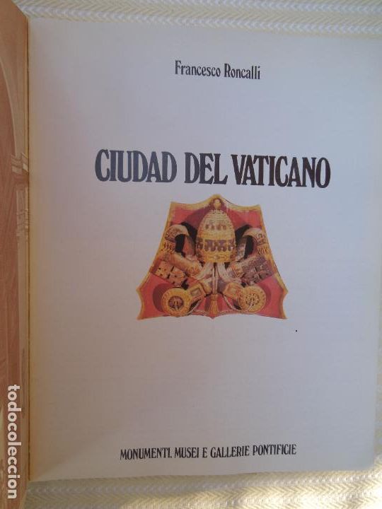 Libros: CIUDAD DEL VATICANO - Francesco roncalli-1987- - Foto 3