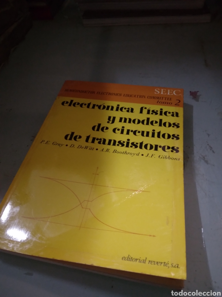 Libros: Electro8fisica y modelos de circuitos de transistores, Reverte - Foto 1