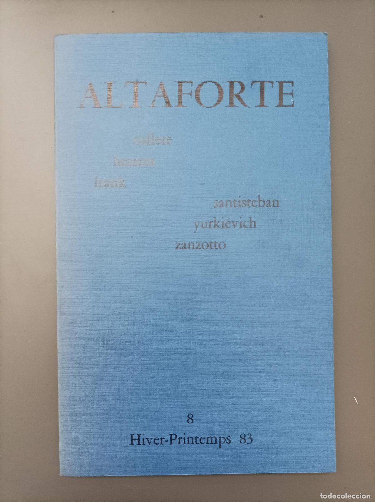 Libros: Altaforte N&ordm;8 - De Andrade, Eug&eacute;nio. - Foto 1